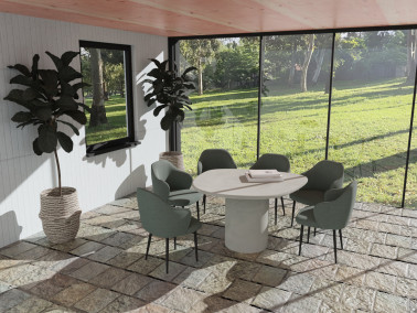 Betonlooktafel Pebble Columbus RK Outdoor